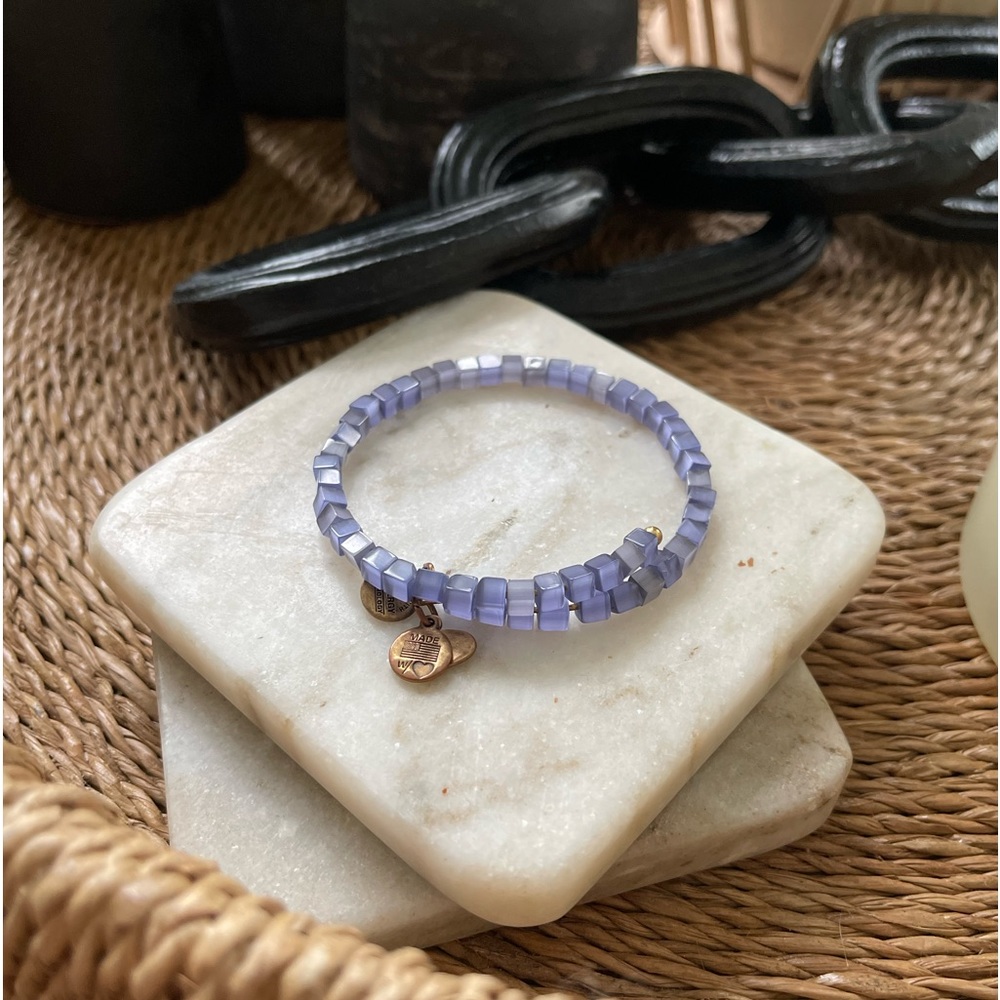 Alex & Ani purple wrap bracelet
